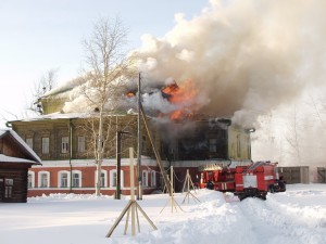 Последствия пожара 2005